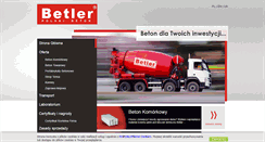 Desktop Screenshot of betler.eu